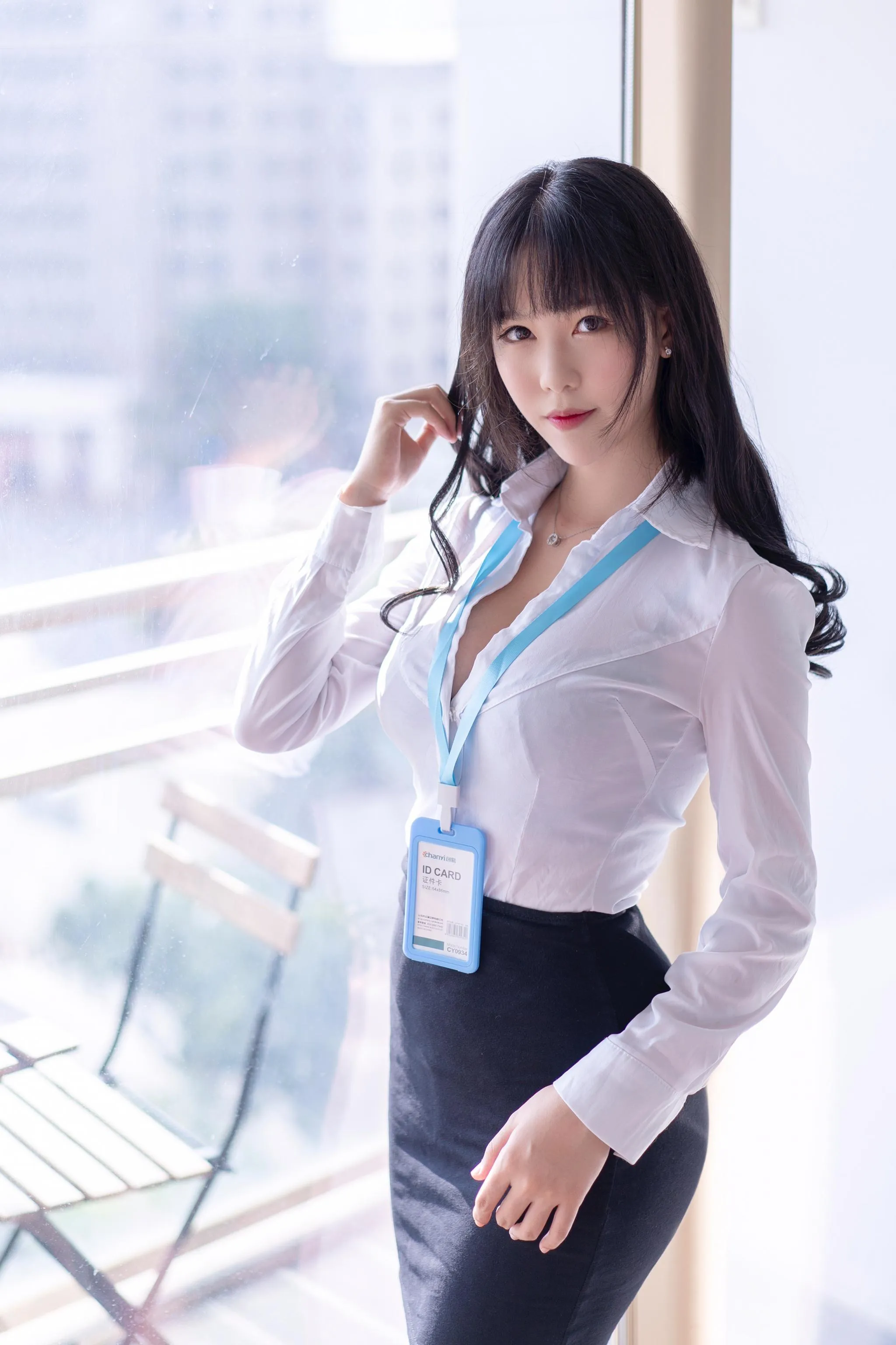 抖娘-利世 – NO.39 OL写真 [48P]插图5